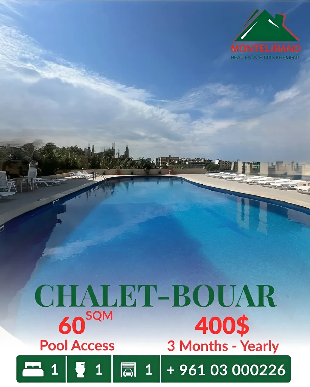 Chalet for rent in Bouar