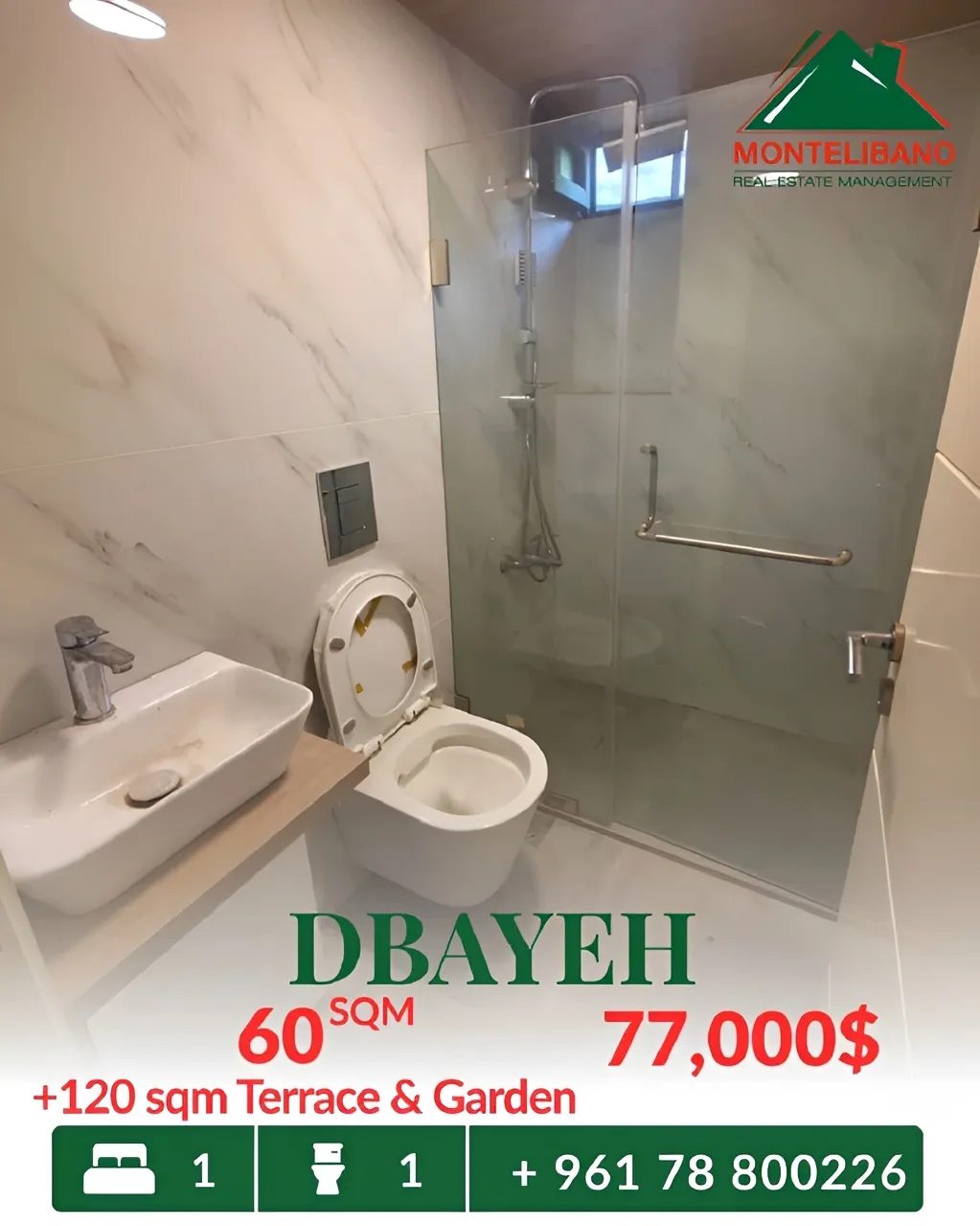Apartment for sale in Dbayeh