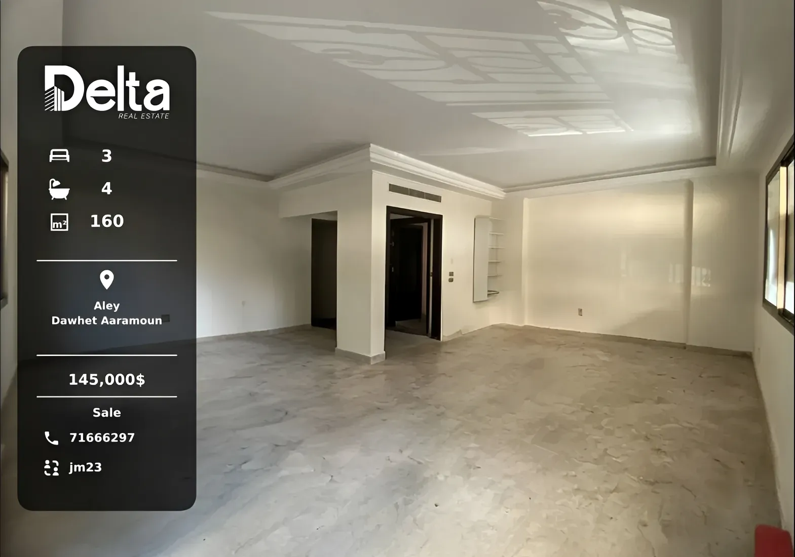 Apartment for sale in Aaramoun, Lebanon - 3 bed, 4 bath