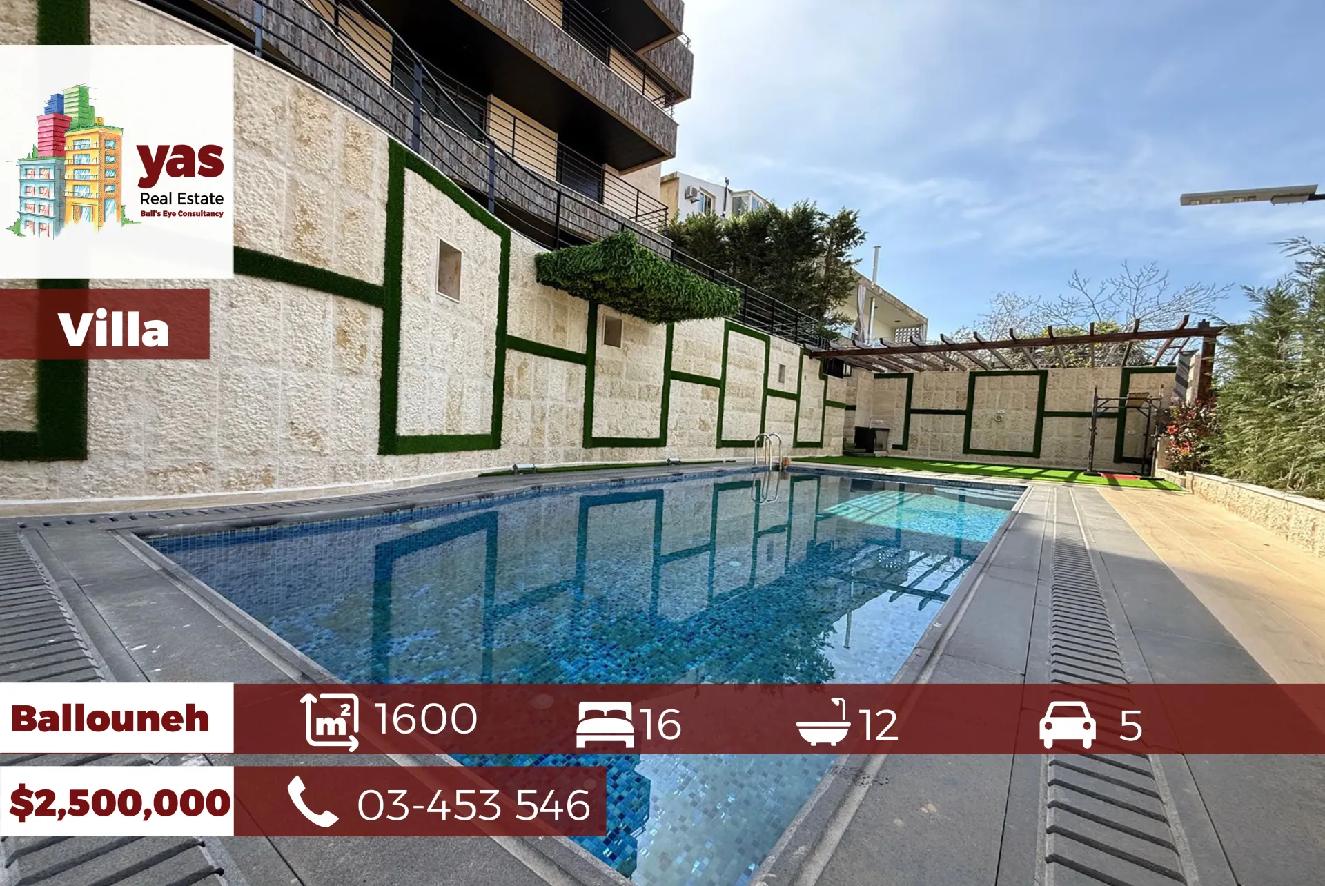 Villa for Sale in Ballouneh