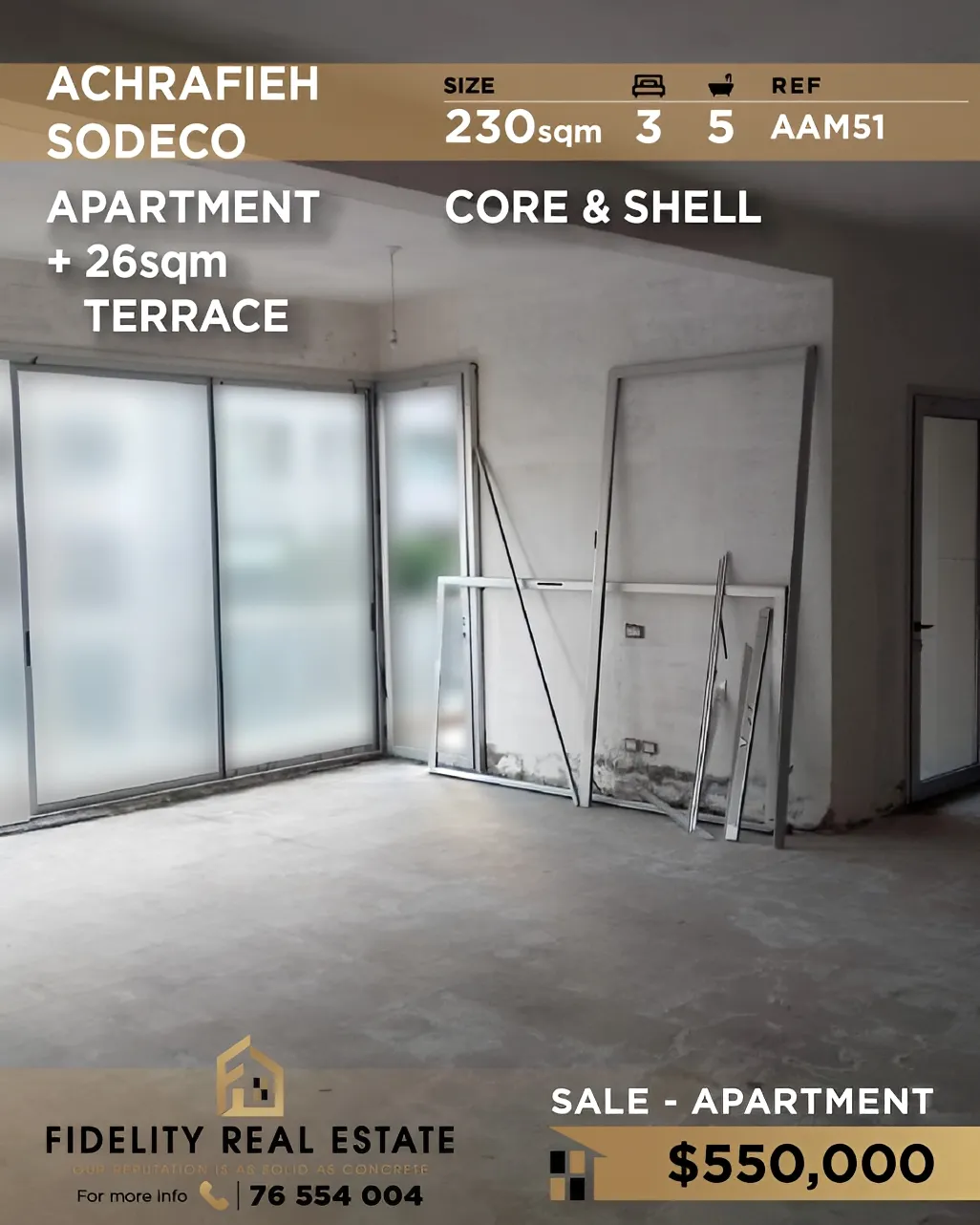 Apartment for sale in Achrafieh, Beirut, Lebanon - 3 bed, 5 bath