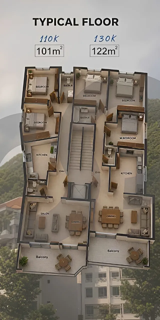 Apartment for Sale in Aaramoun