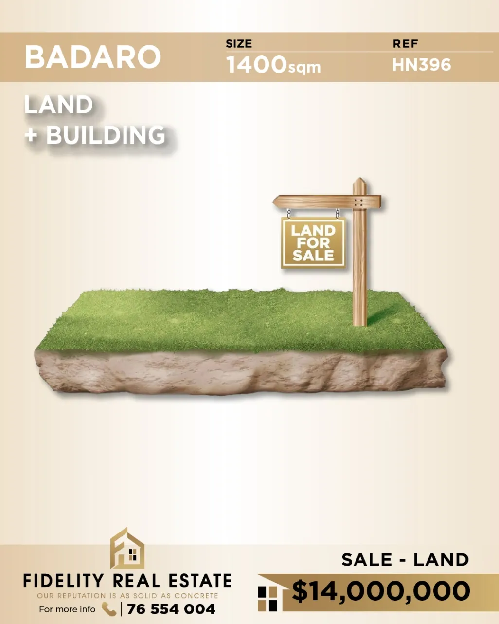 Residential Land for sale in Badaro, Beirut, Lebanon