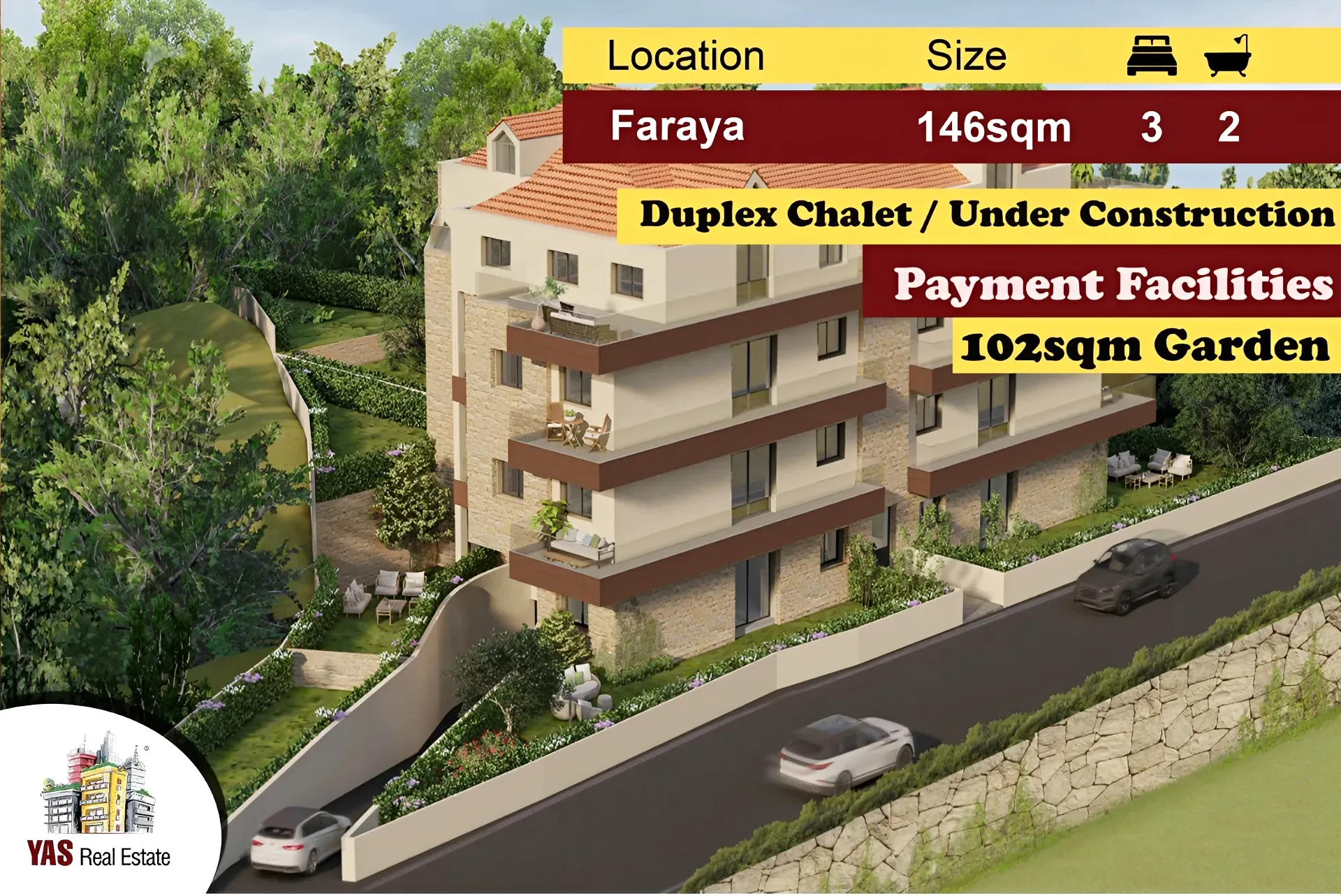 Apartment for Sale in Faraya