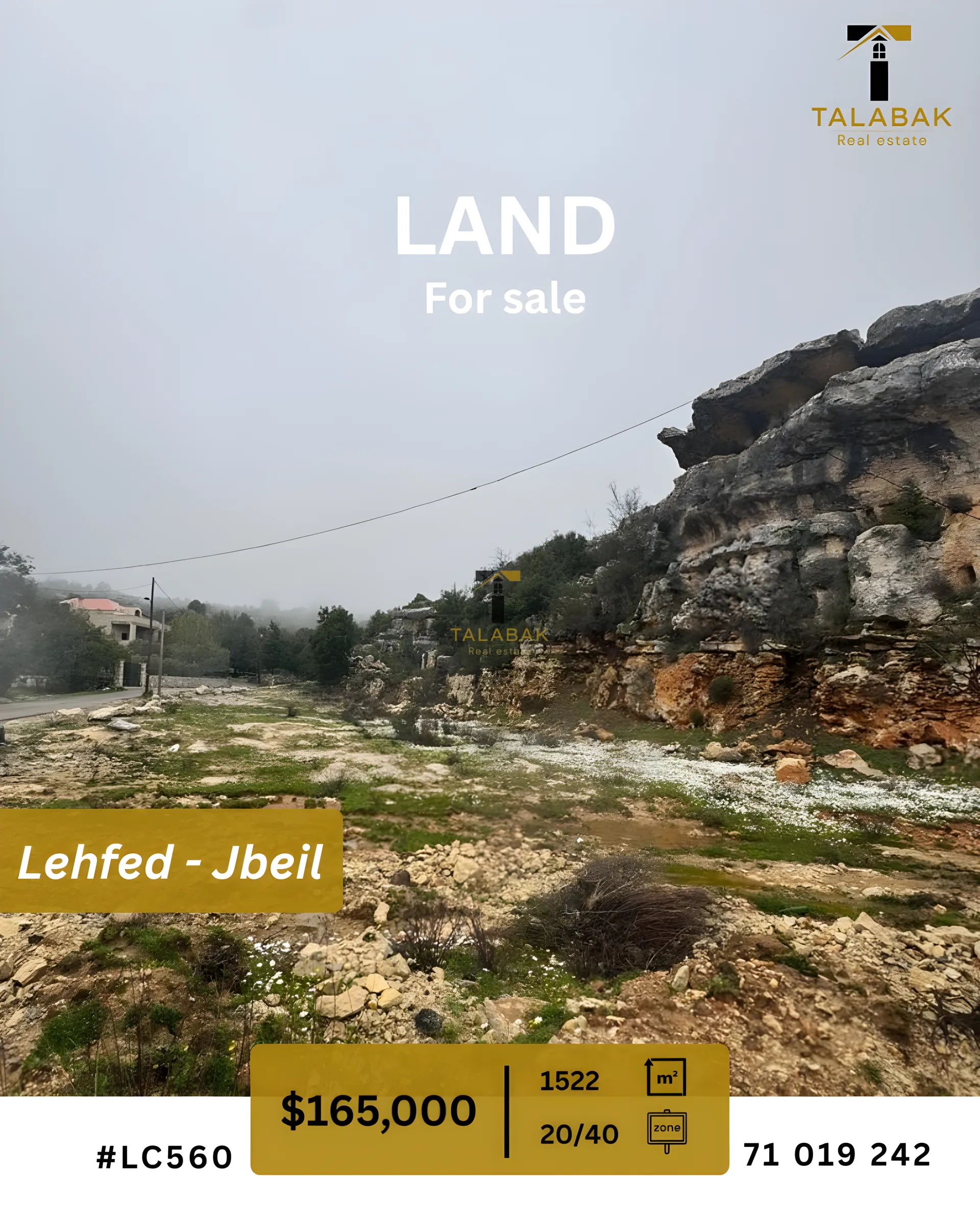 Residential Land for sale in Lehfed, Lebanon