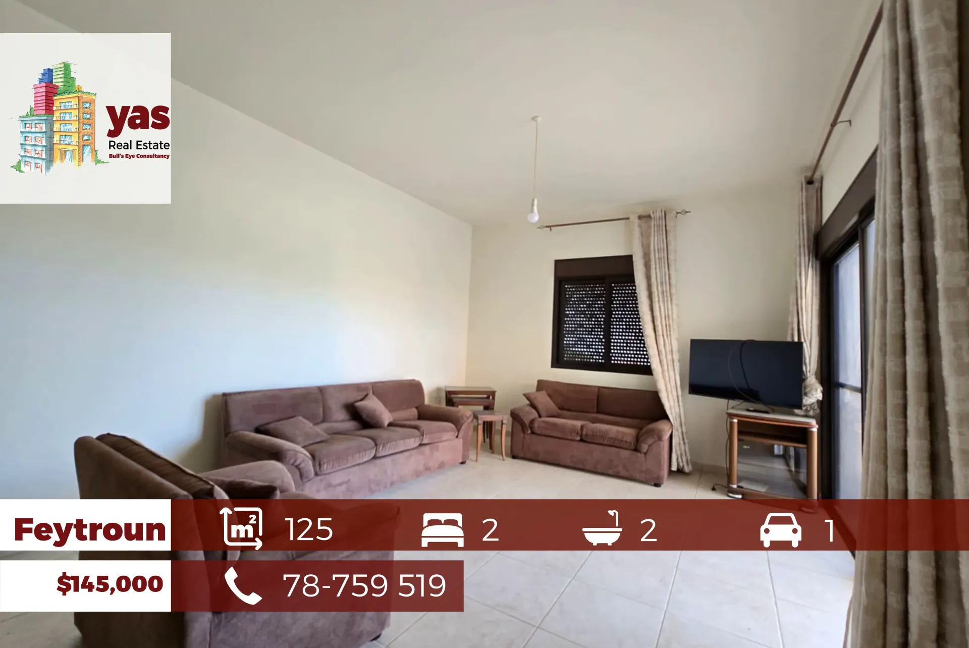 Apartment for Sale in Faraya