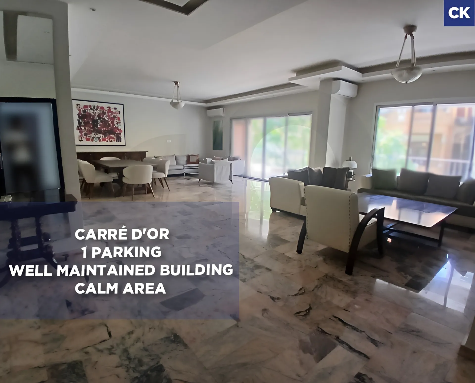 Apartment for Rent in Achrafieh - 4 bed, 4 bath