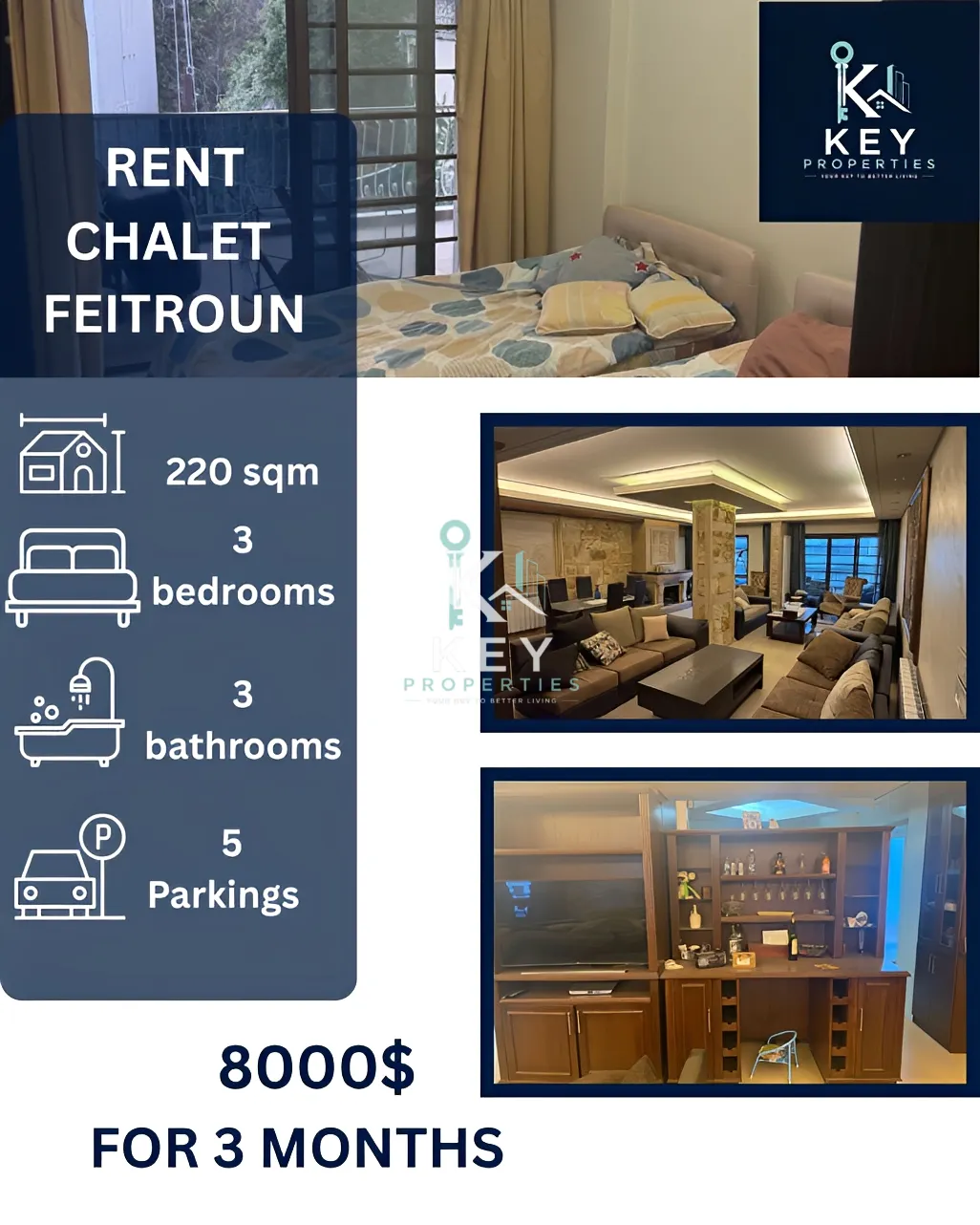 Chalet for rent in Faitroun, Lebanon