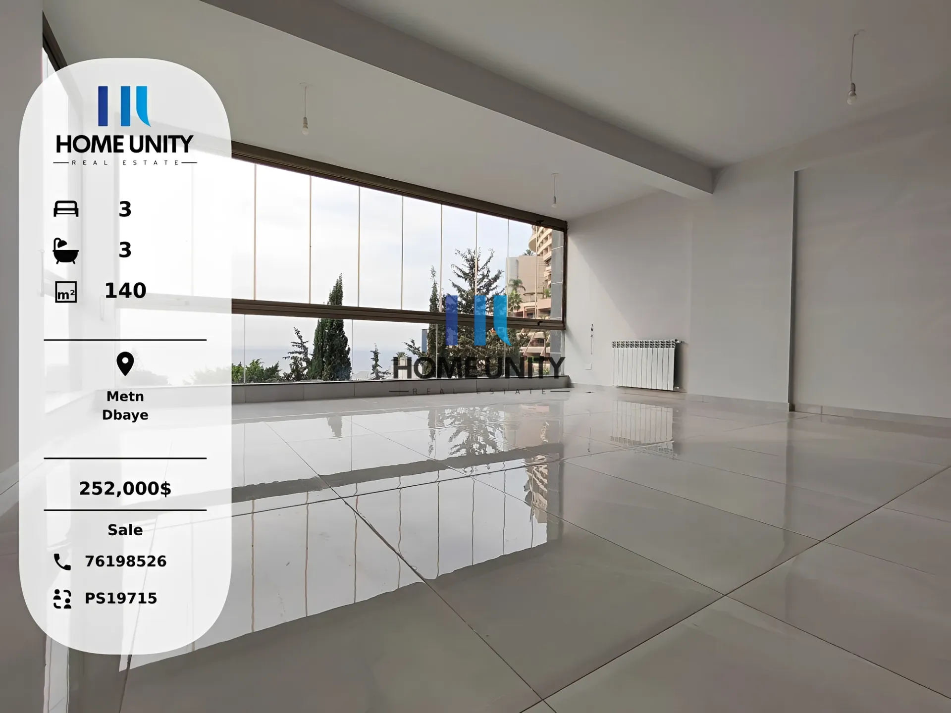 Residential in Dbayeh, lebanon - 3 bed, 3.0 bath