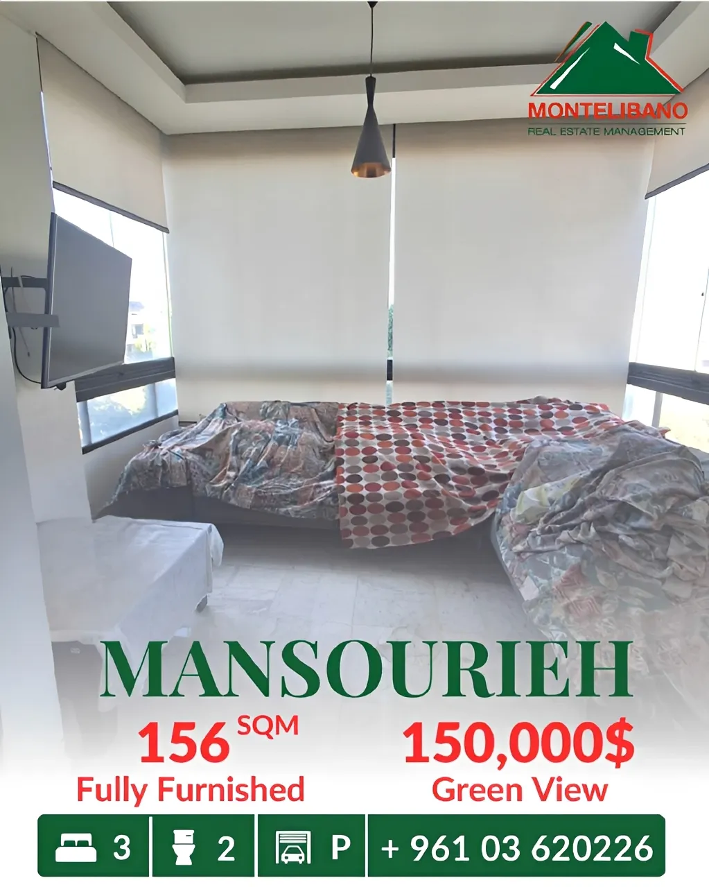 Apartment for sale in Mansourieh, Lebanon