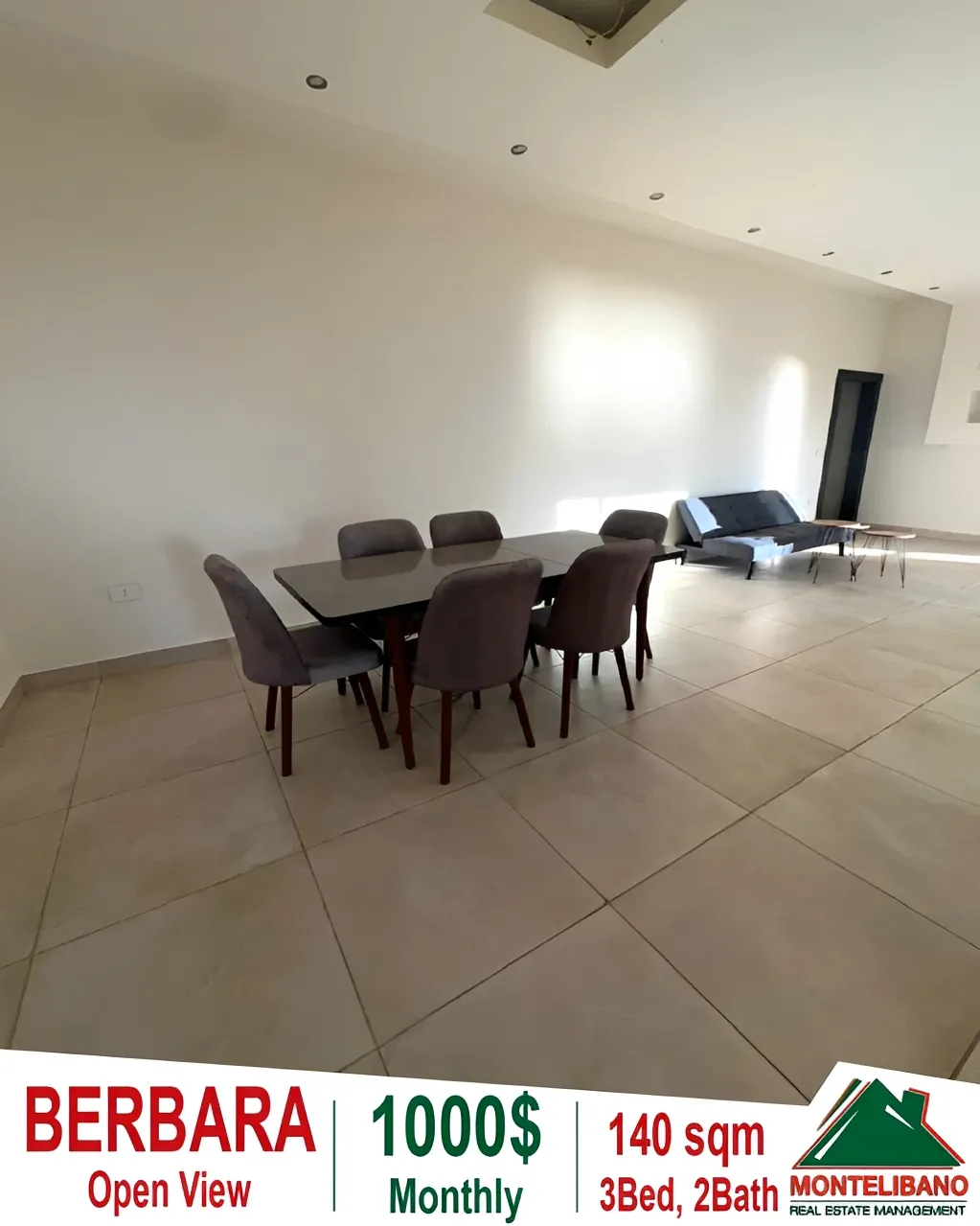 Apartment for rent in Berbara, Lebanon