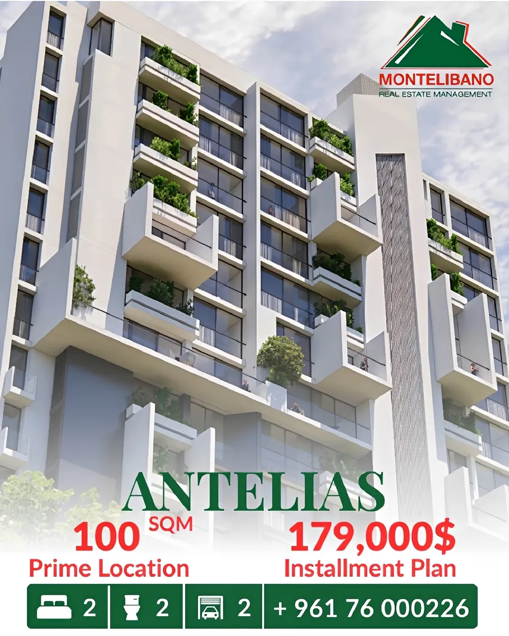 Apartment for sale in Antelias