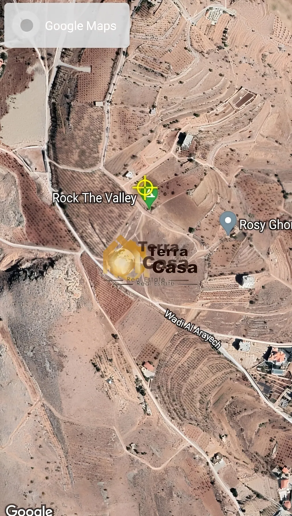 Land for Sale in Wadi el Arayesh 1262 Sqm