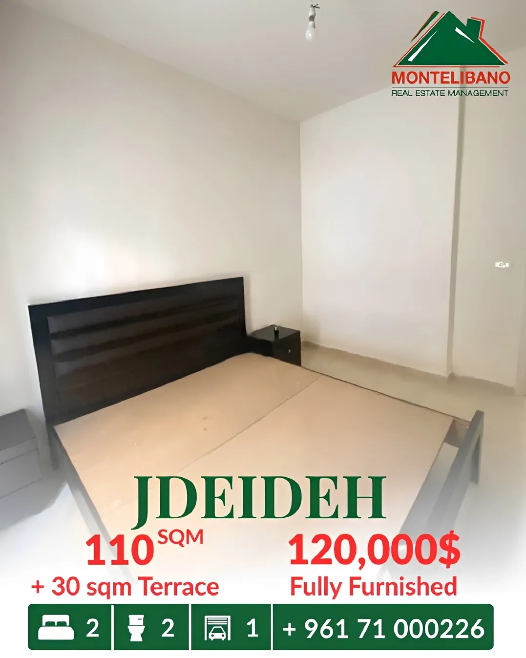 Apartment for sale in Jdeideh
