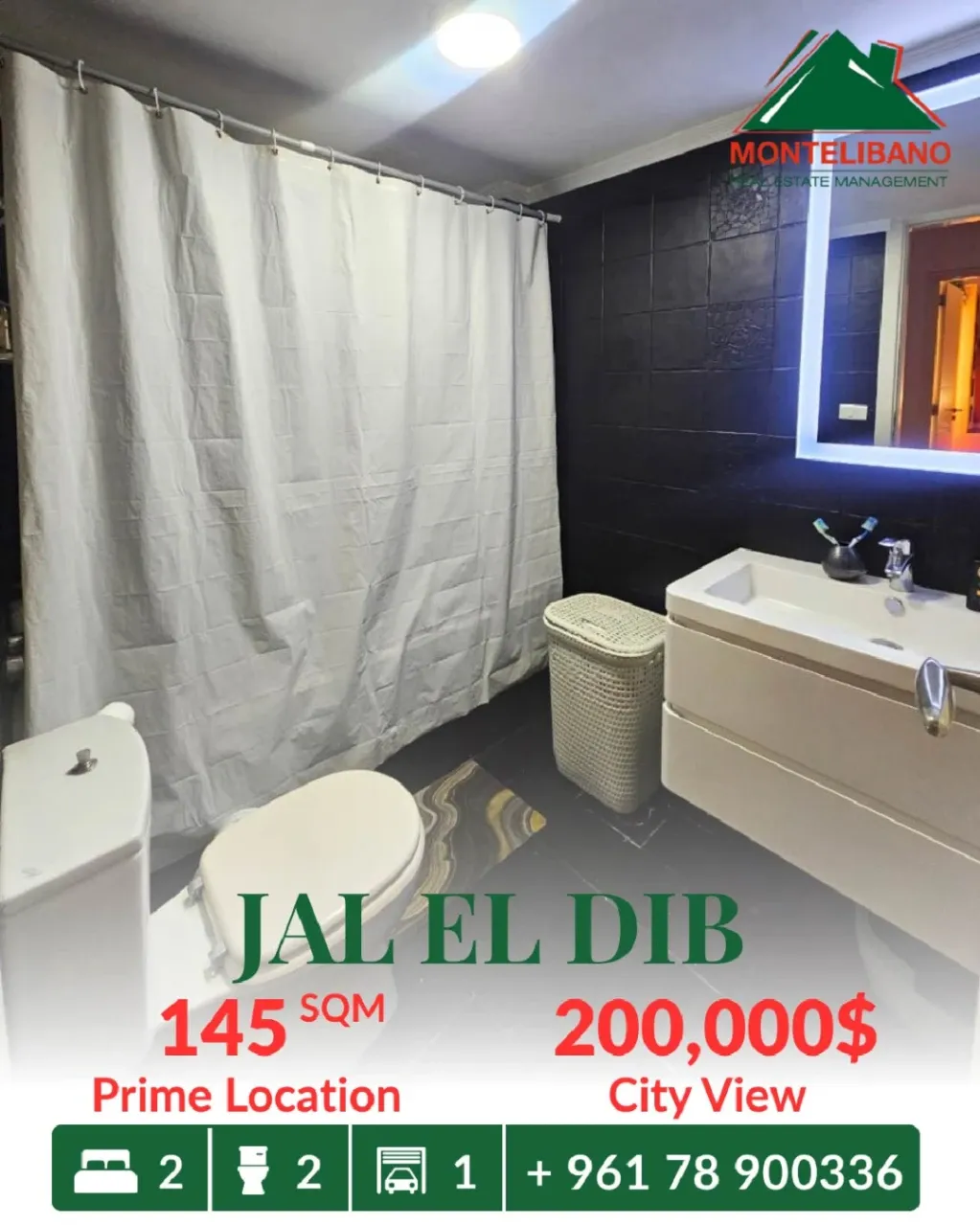 Apartment for sale in Jal El Dib, Lebanon