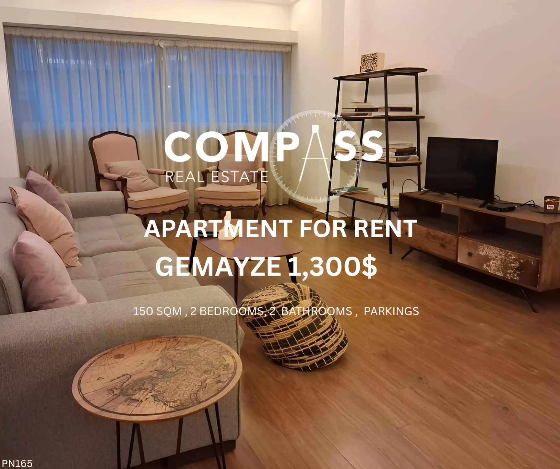 Apartment for Rent in Gemmayzeh, Beirut, Lebanon - 2 bed, 2 bath
