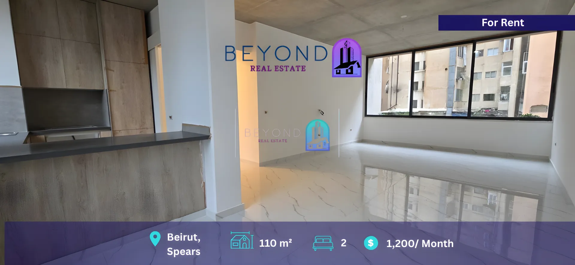 Apartment for rent in Spears, Bayrut, Lebanon - 2 bed, 2 bath