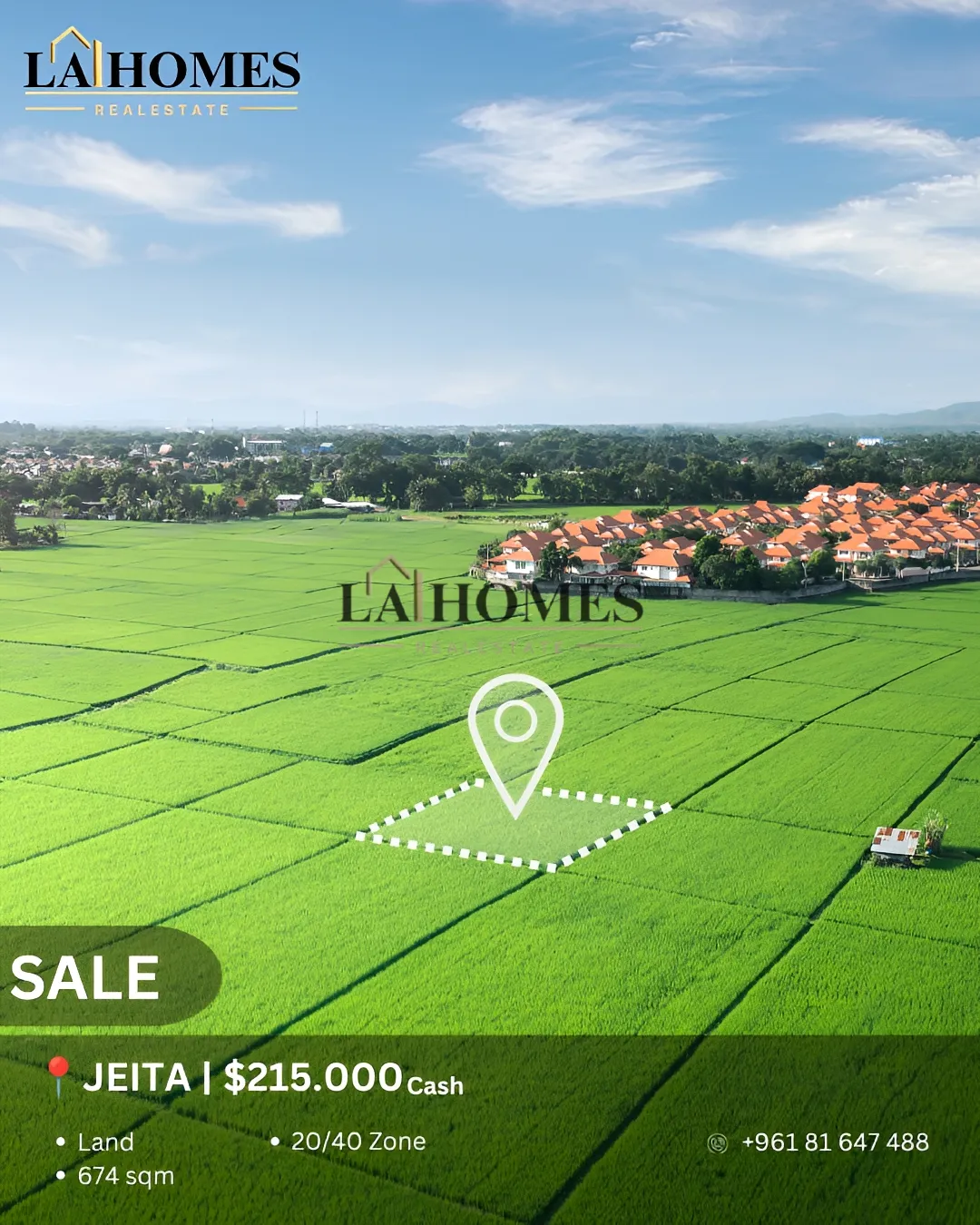 Land for sale in Jeita, lebanon