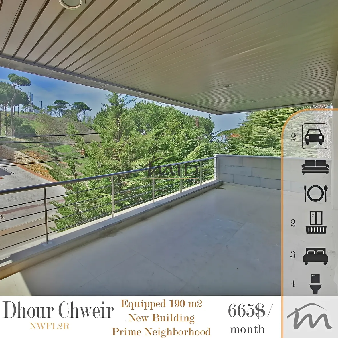 Apartment for rent in Dhour el choueir, lebanon - 3 bed, 4.0 bath