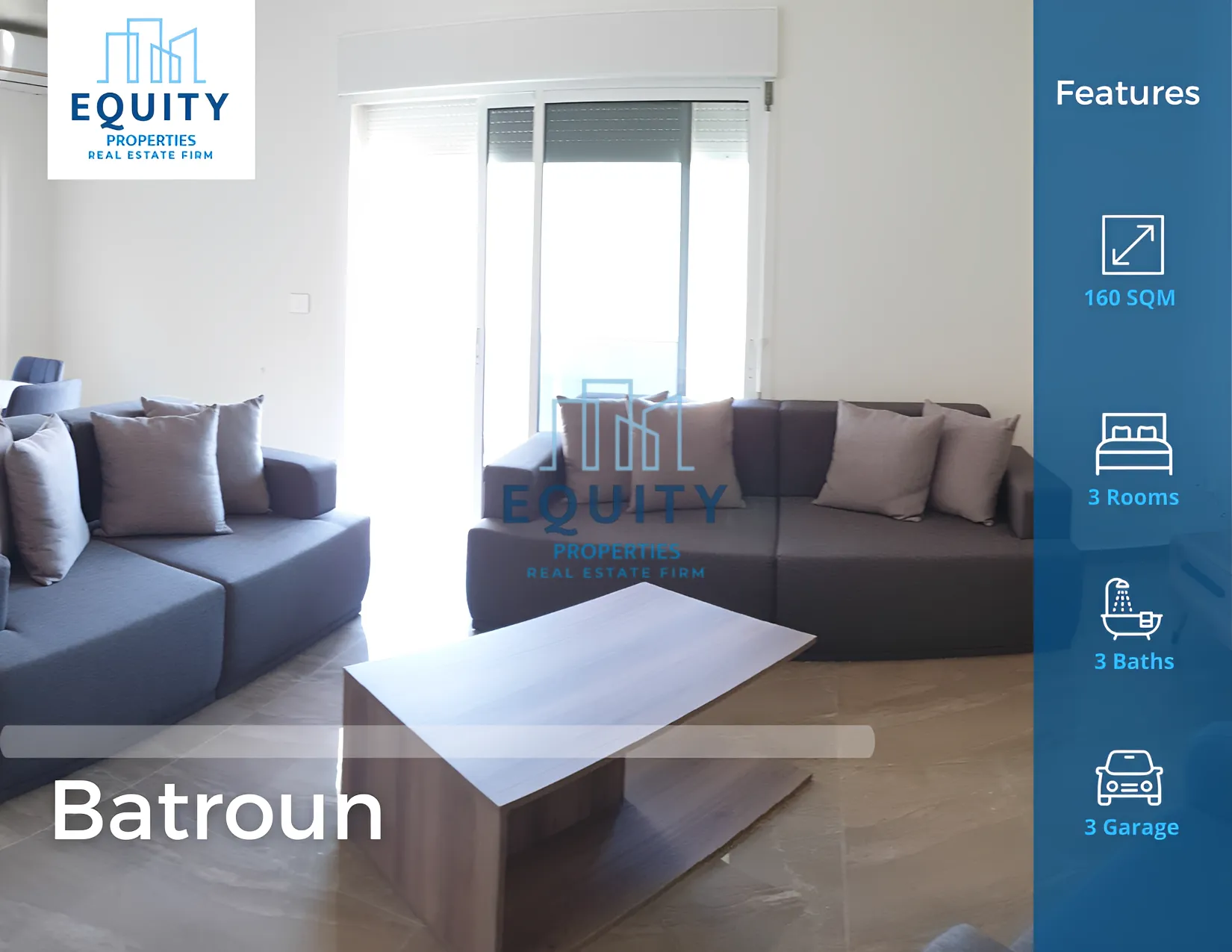 Apartment for Rent in Batroun
