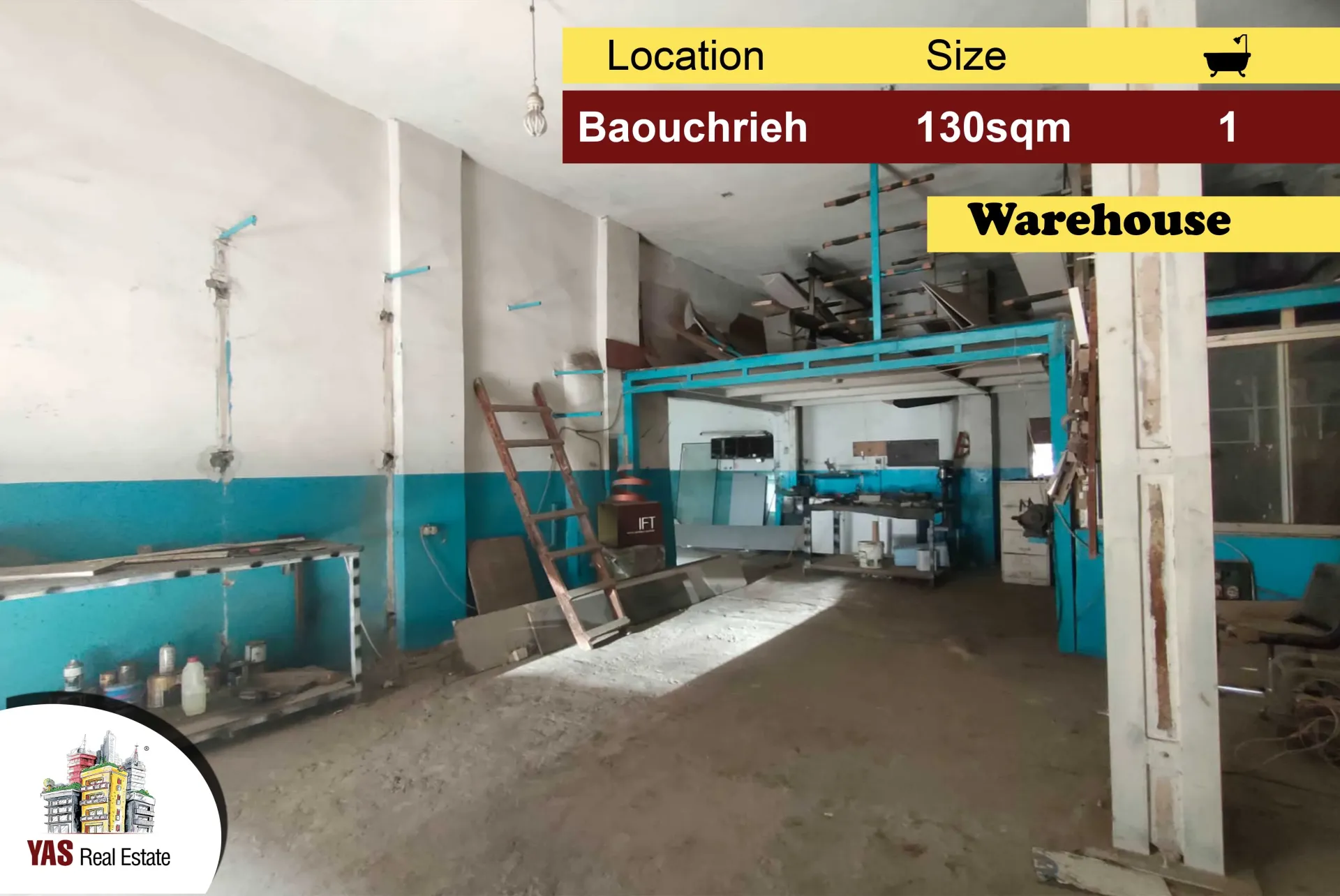 Warehouse for Sale in Baouchriyeh