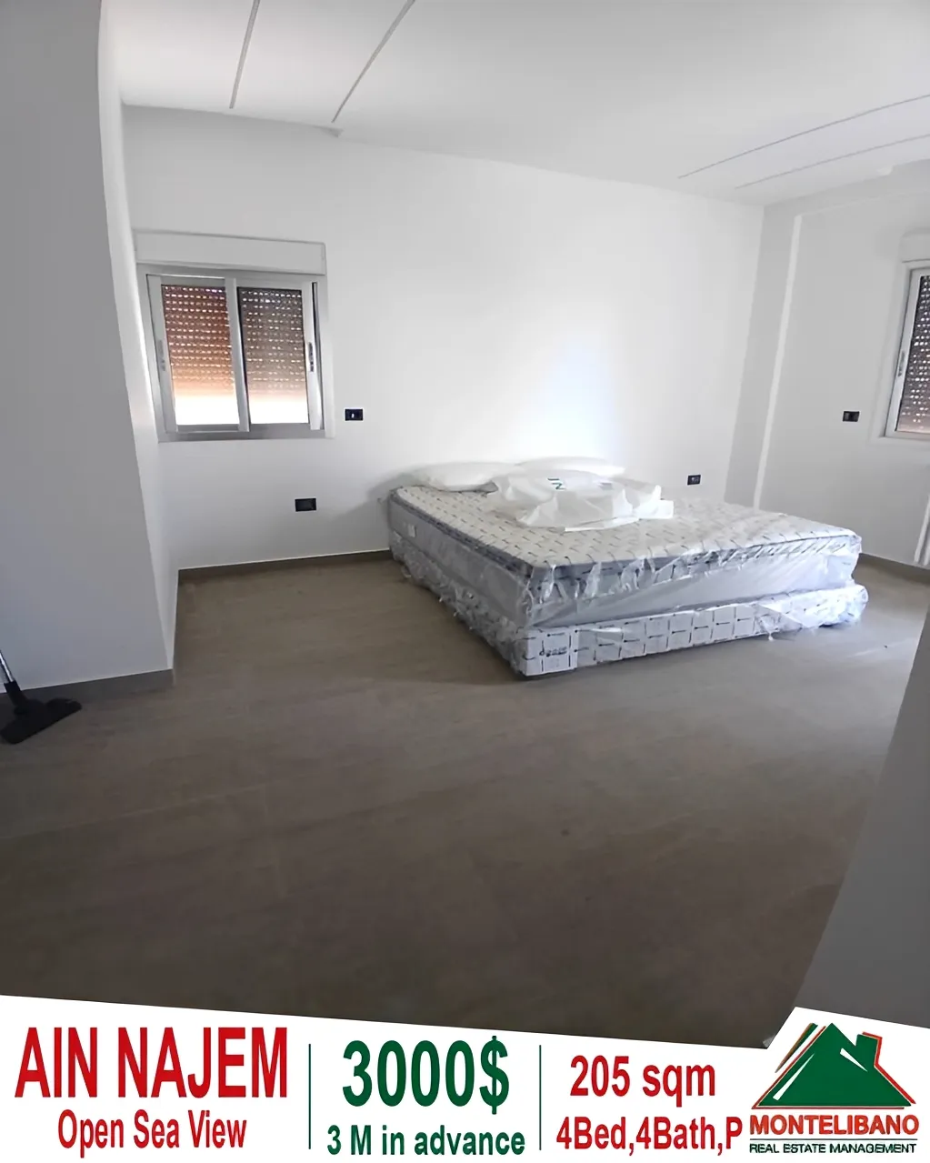Apartment for rent in Ain Saadeh, Lebanon