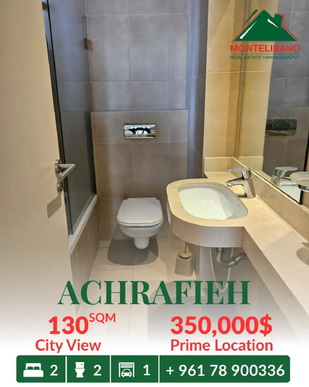 Apartment for sale in Achrafieh, Beirut, Lebanon
