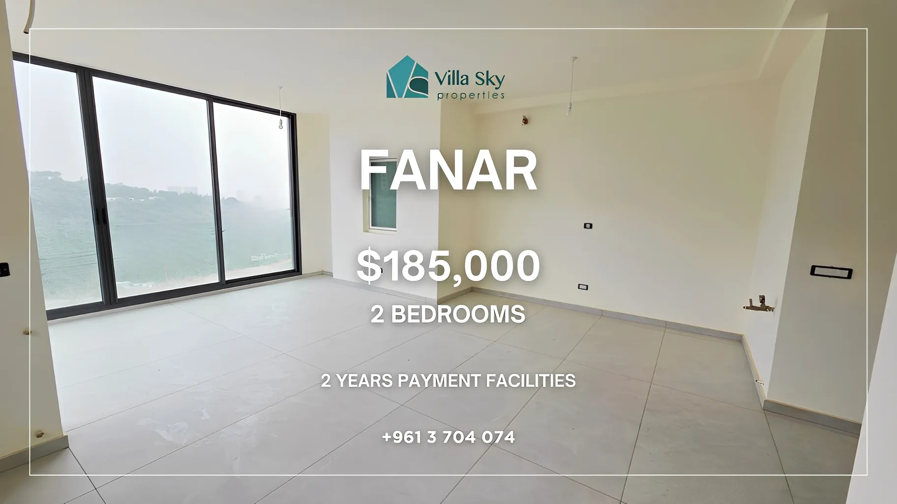 Apartment for Sale in Fanar, Lebanon