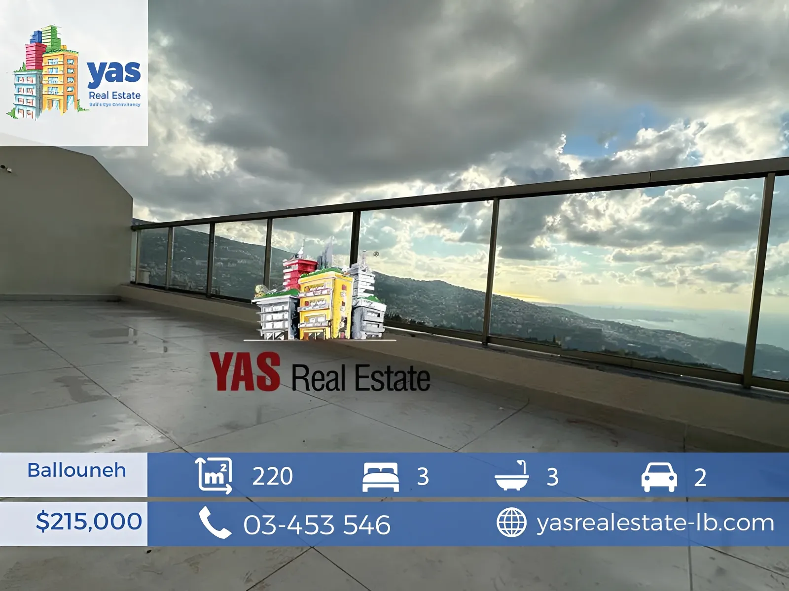 Apartment for Sale in Ballouneh