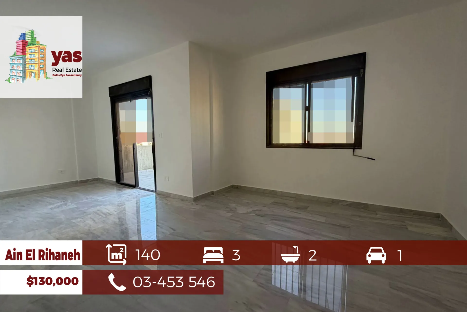 Apartment for Sale in Ain El Rihaneh