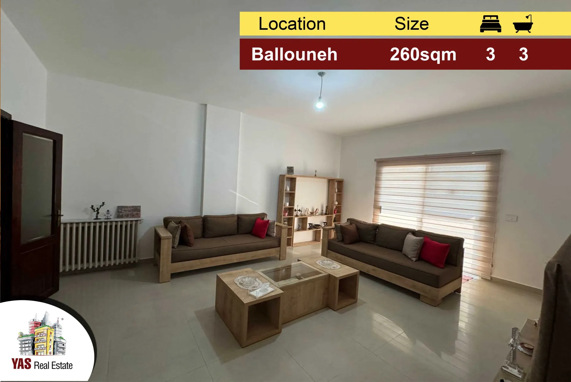 Apartment for Sale in Ballouneh