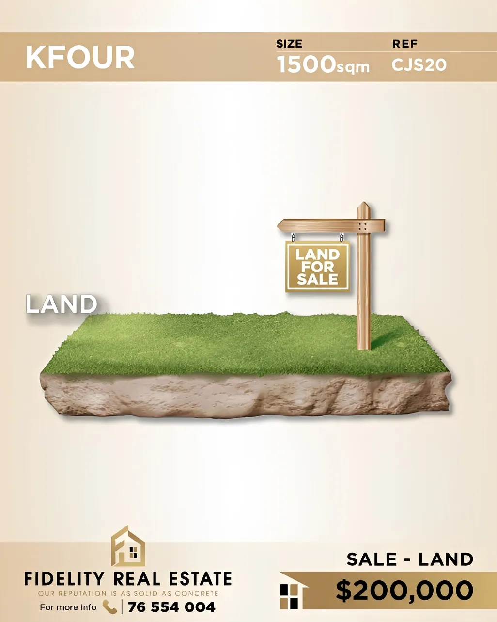 Residential Land for sale in Kfour, Lebanon