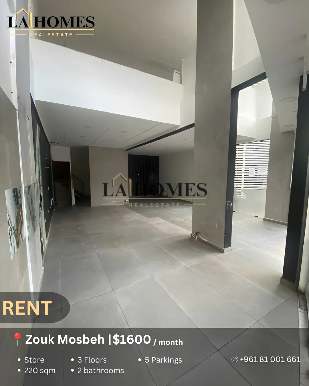 Shop for rent in Zouk Mosbeh