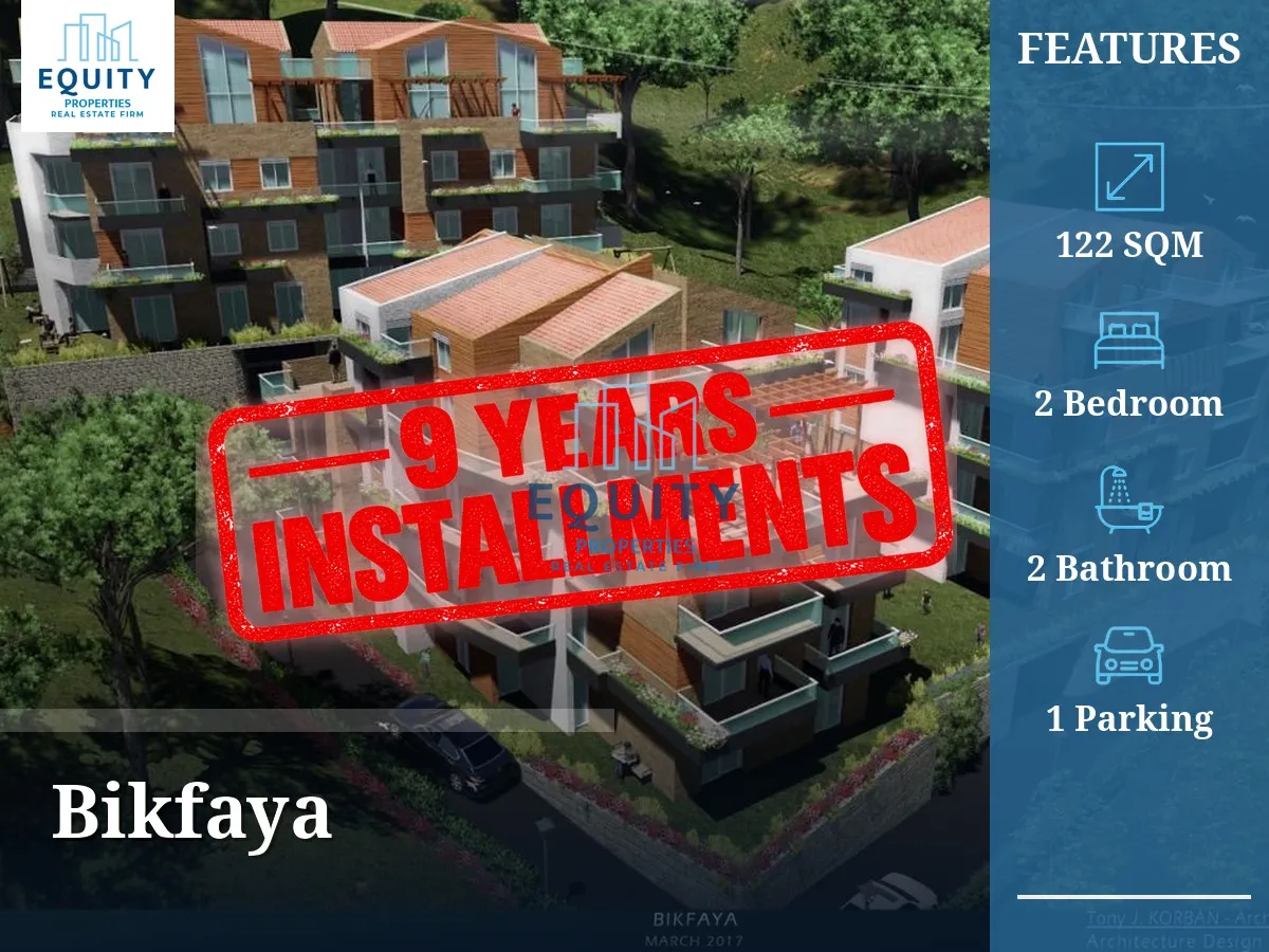 Apartment for sale in Bikfaya