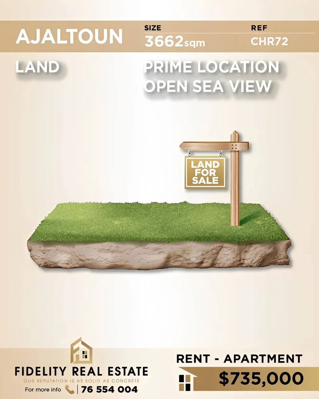 Residential Land for sale in Ajaltoun