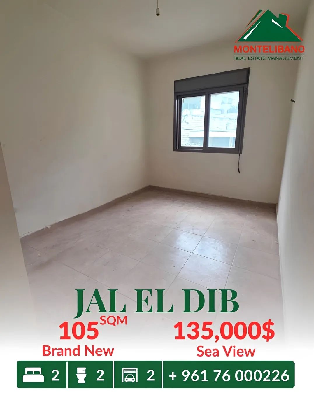 Apartment for sale in Jal El Dib