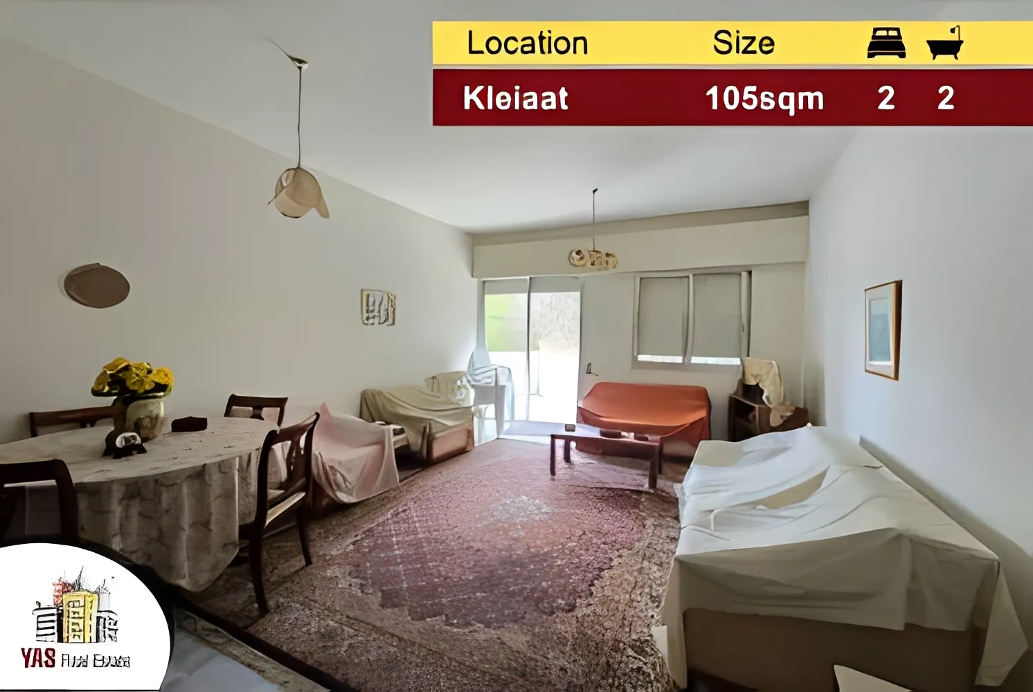 Apartment for Sale in Qleiat - 2 bed, 2 bath