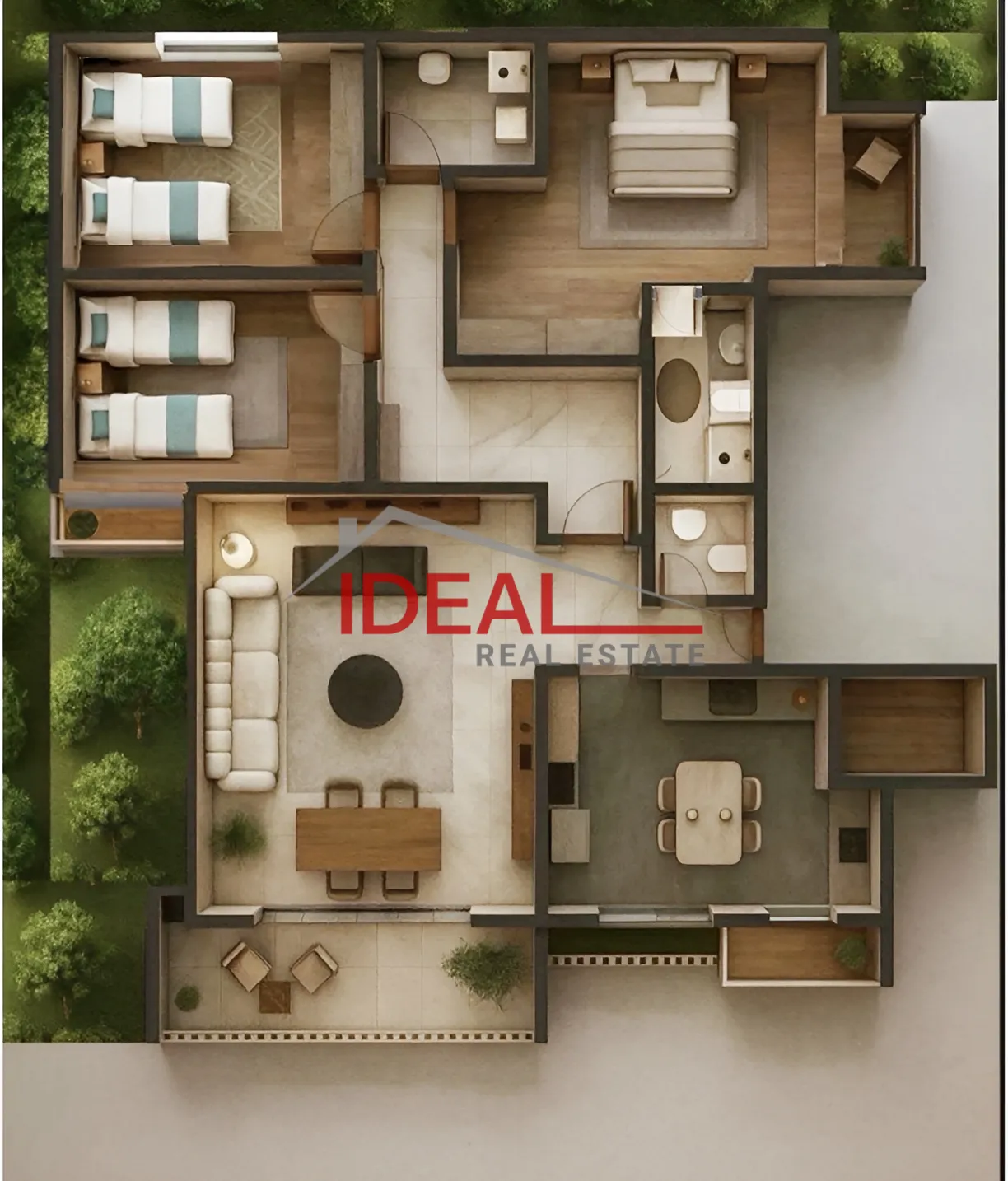 Apartment for sale in Boutchay, Lebanon - 3 bed, 3 bath