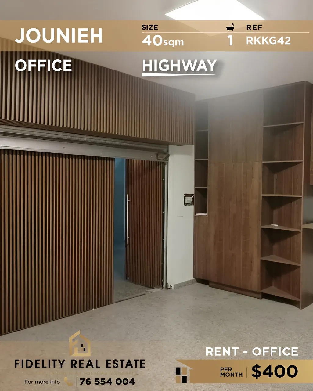 Office for rent in Jounieh, Lebanon