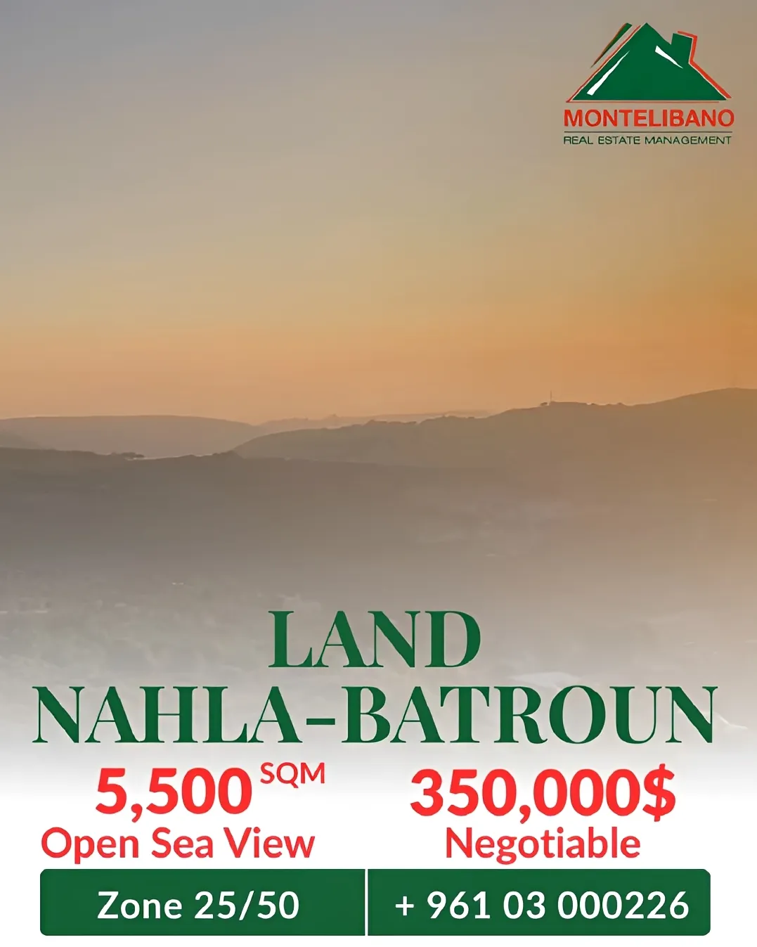 Residential Land for sale in Batroun, Lebanon