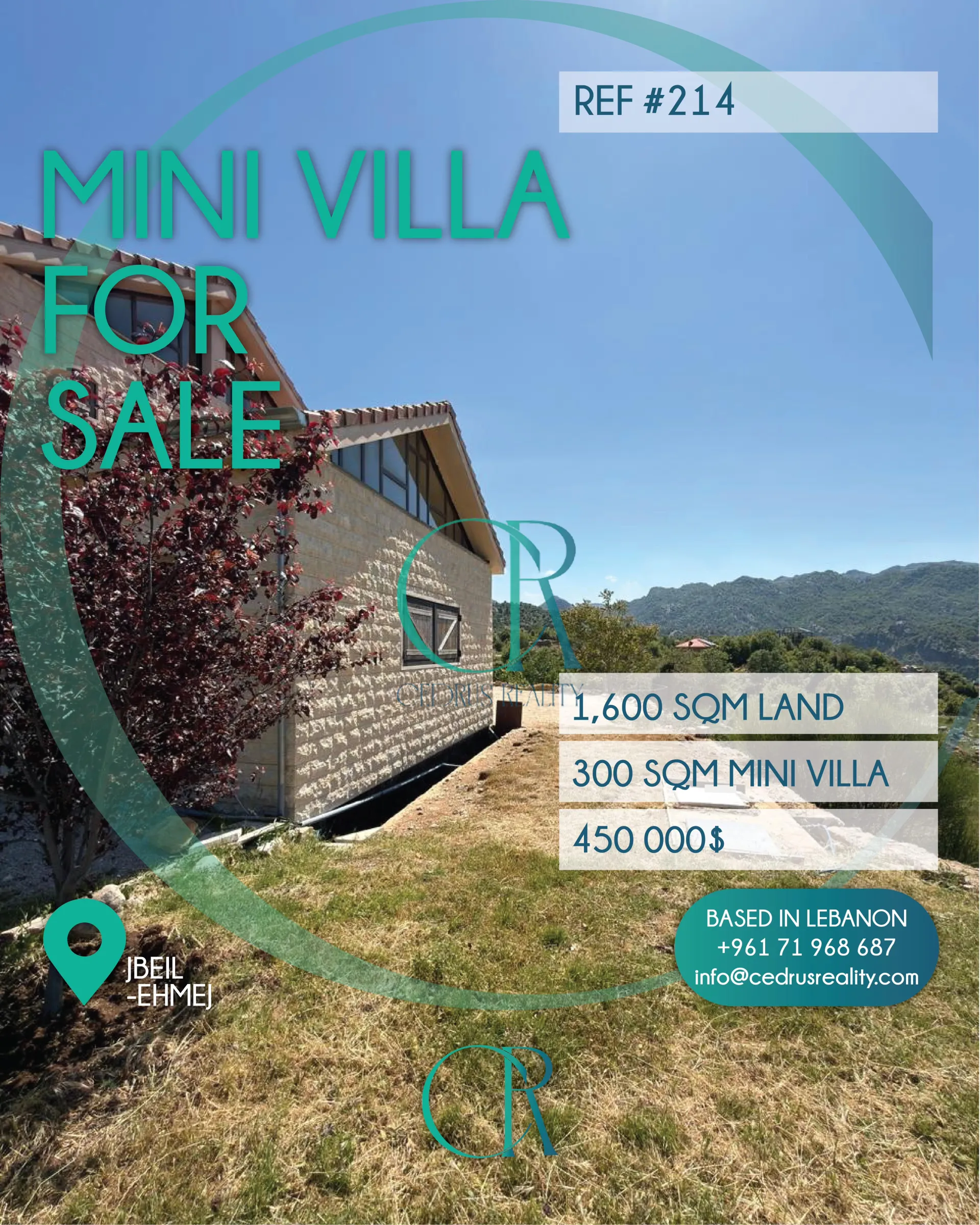 Villa for sale in Ehmej, Lebanon