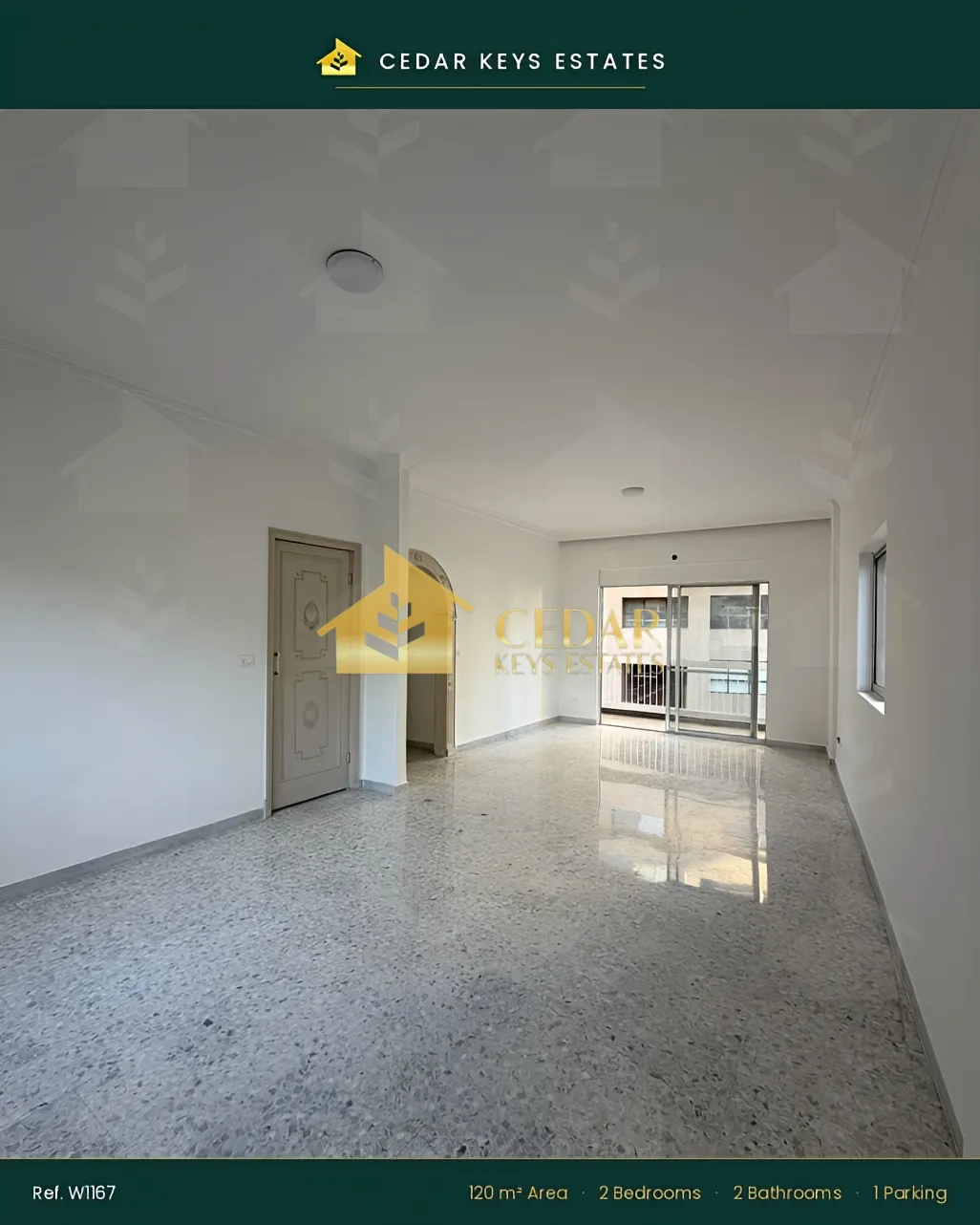 Apartment for rent in Verdun, Bayrut, Lebanon