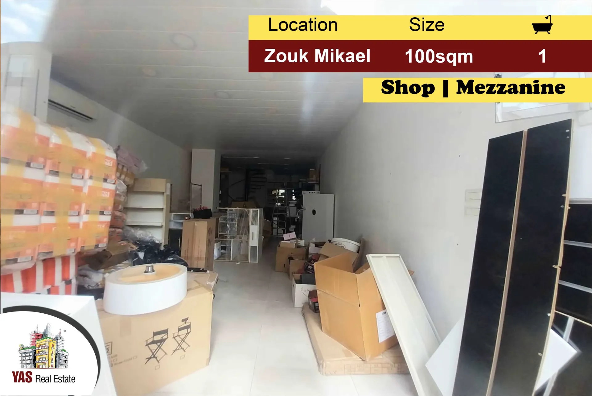 Shop for Sale in Zouk Mikael