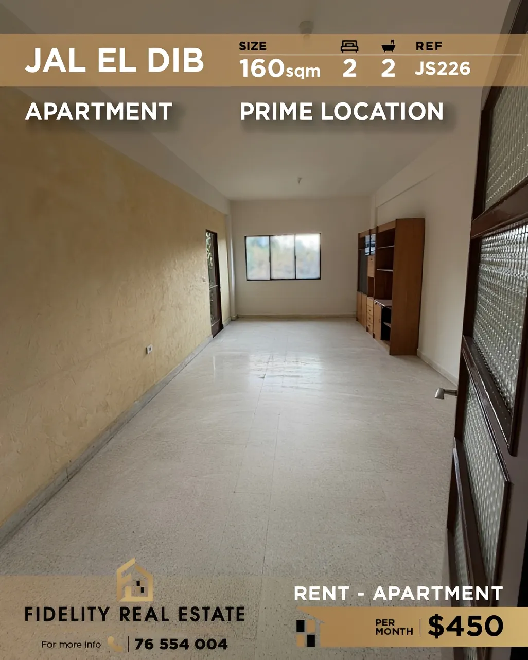 Apartment for rent in Jal El Dib, Lebanon - 2 bed, 2 bath
