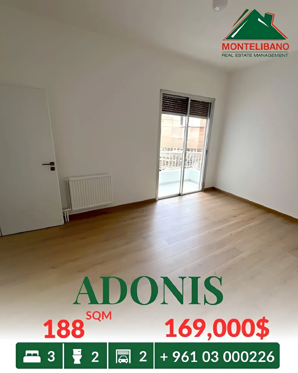 Apartment for sale in Adonis, Lebanon
