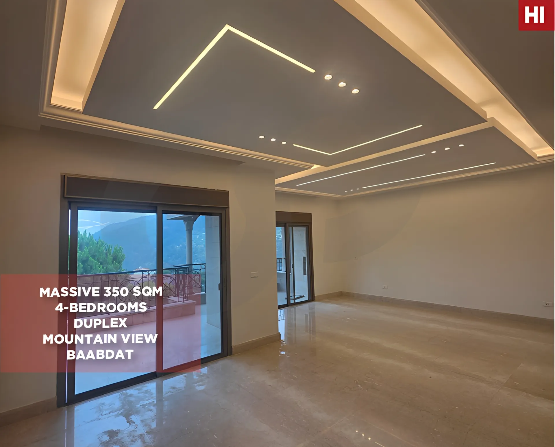 Apartment for Sale in Baabdat - 4 bed, 5 bath