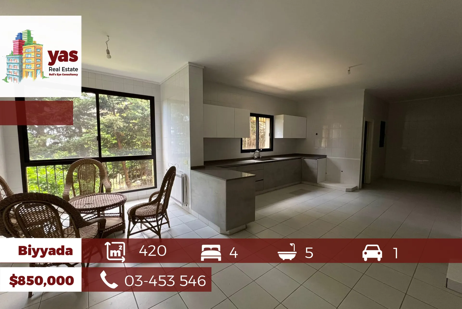 Apartment for Sale in Qornet Shahwane - 4 bed, 5 bath