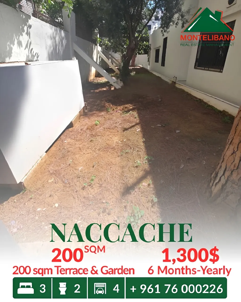 House for rent in Naccache