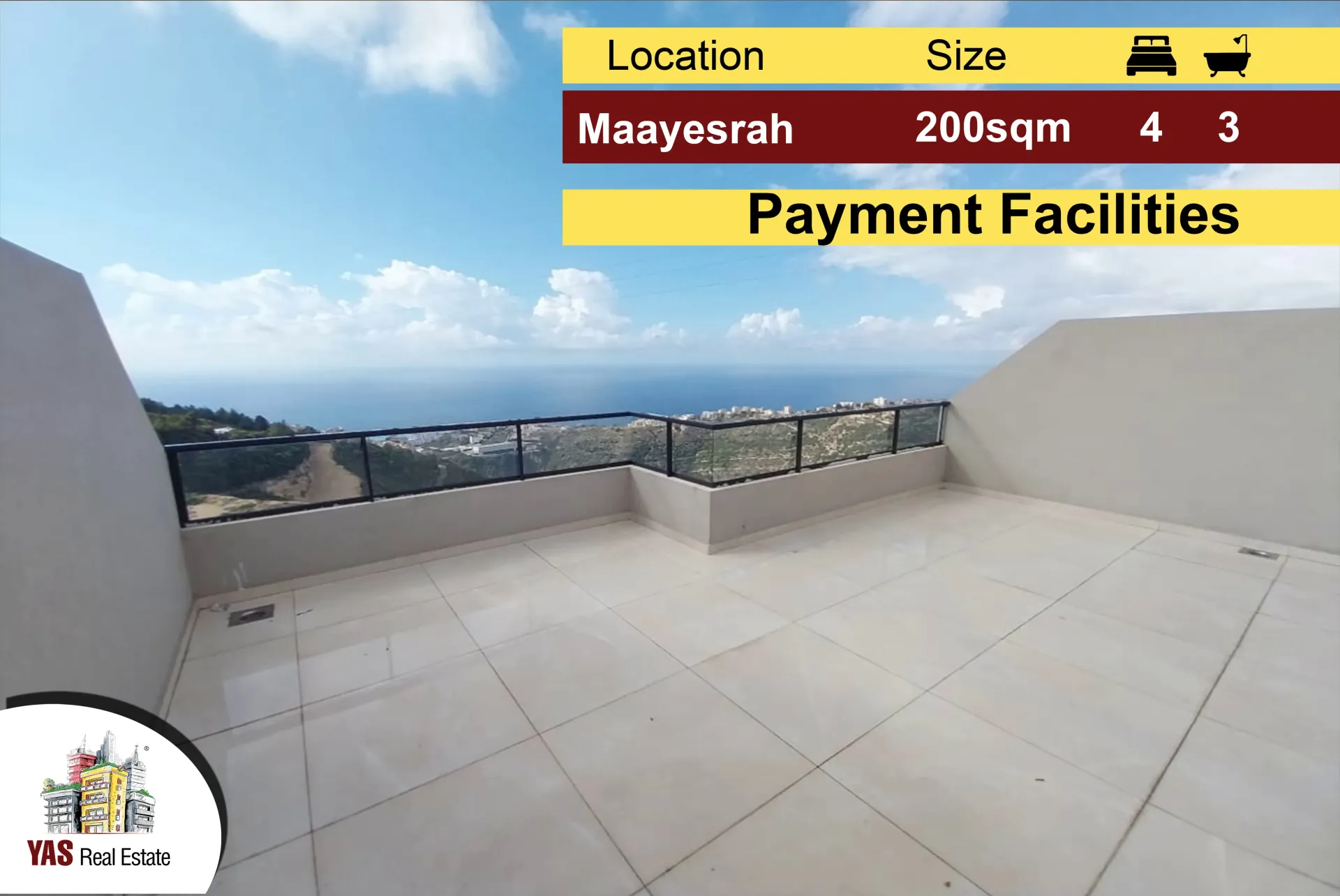 Apartment for Sale in Maaysra - 4 bed, 3 bath