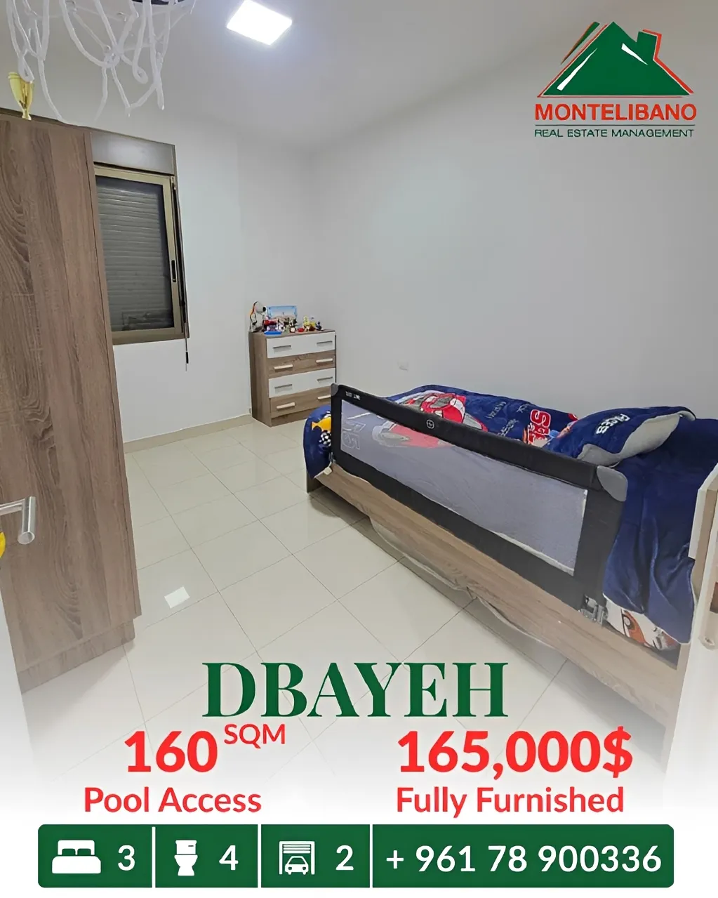 Apartment for sale in Dbayeh